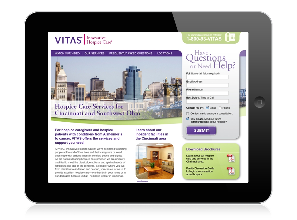 Vitas Website Medical | boostDFM