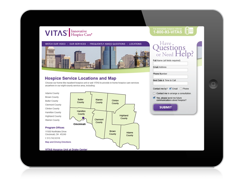 Vitas Website Medical | boostDFM